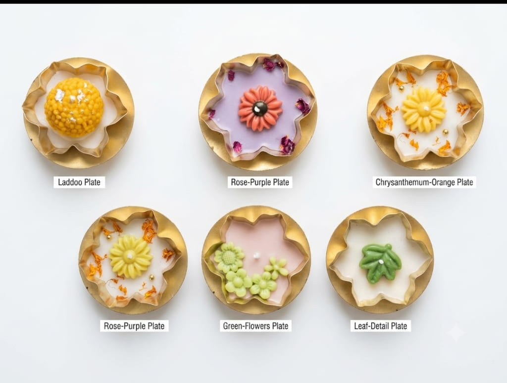 Decorative Floral URLI Set of 5